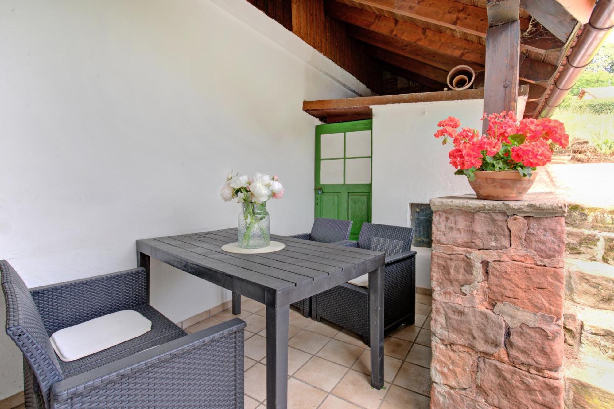 Ferienhaus Storchenblick Bann Buitenkant foto