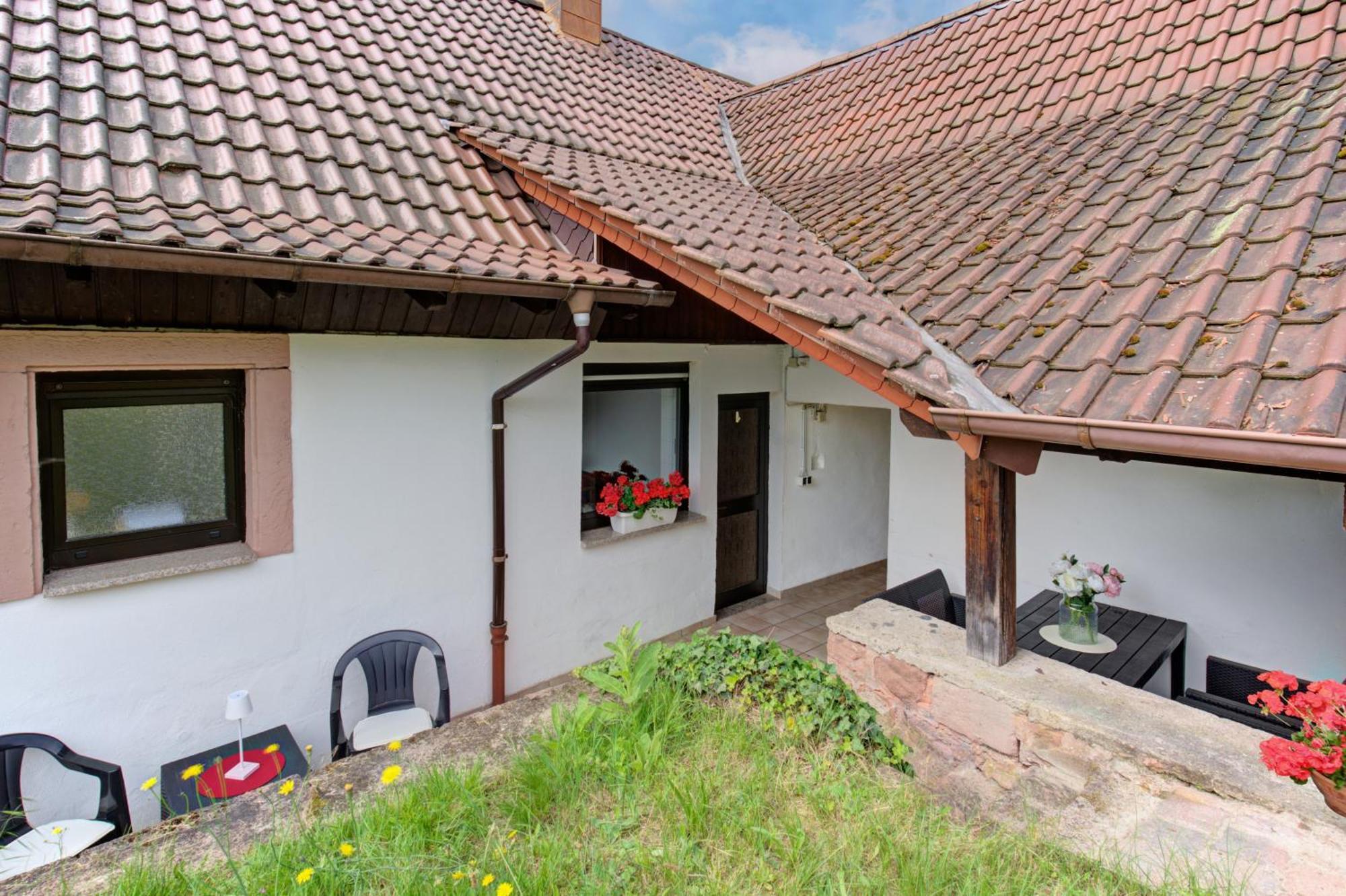 Ferienhaus Storchenblick Bann Buitenkant foto