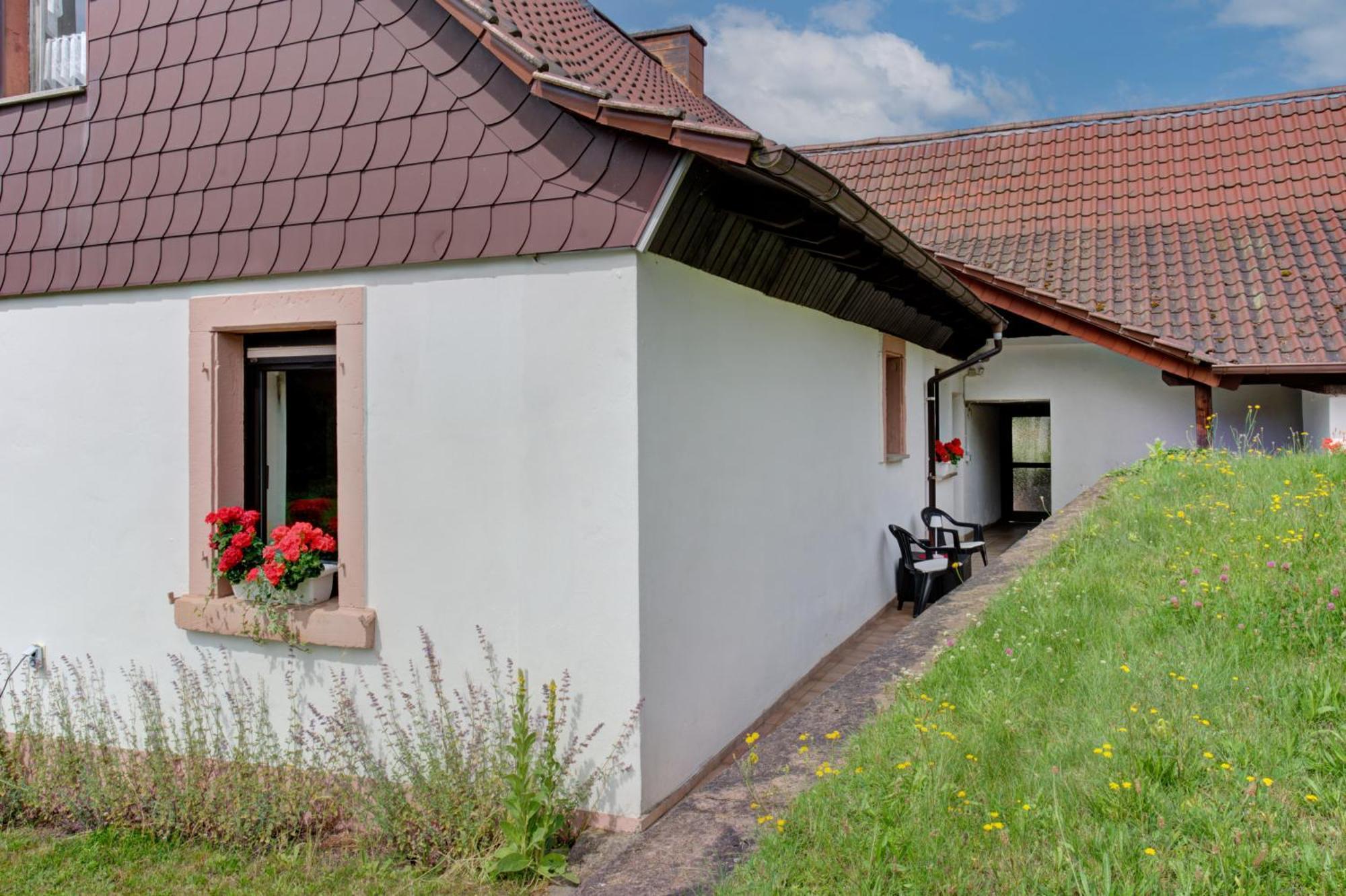 Ferienhaus Storchenblick Bann Buitenkant foto