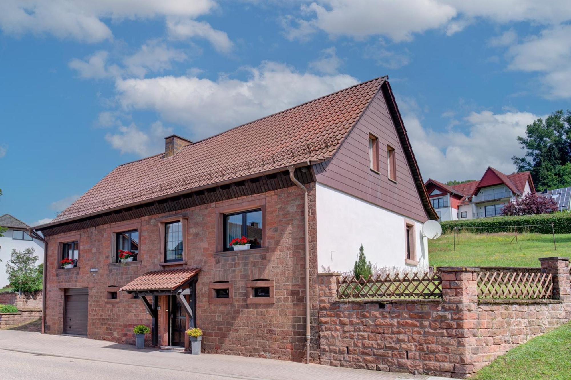 Ferienhaus Storchenblick Bann Buitenkant foto